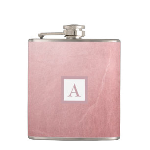 Roze Goud Roze Minimaal Chic Glamour Heupfles