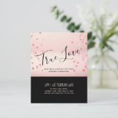 Roze Goud Roze Zwart Glitter Folie Uiterlijk BRUIL (Staand voorkant)