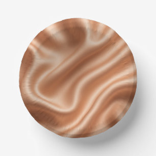 Roze Goud Satijn Zijde Abstract Luxe Patroon Papieren Kommen
