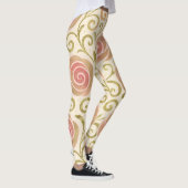 Roze & Goud Sprookje Verhalenboek Prinses Rozen Leggings (Rechts)