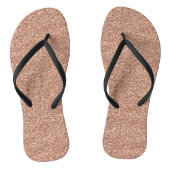 Roze goud teenslippers (Voetbed)