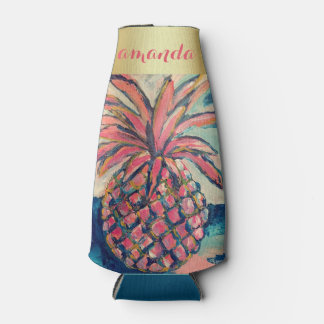  roze goud trendy ananas flesjeskoeler