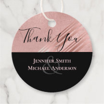 Roze Goud Zwart Glitter Folie Look BRUILOFT