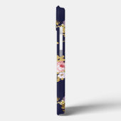 Roze goudboho floral Case-Mate iPhone case (Achterkant / Links)