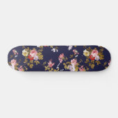 Roze goudboho floral skateboard (Horizontaal)