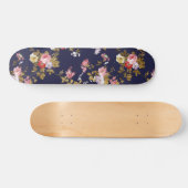 Roze goudboho floral skateboard (Horizontaal)