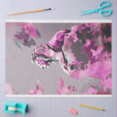 Roze Gouden Abstract Leeuw Decoupage Tissuepapier (Craft)