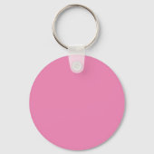 Roze Gouden Ananas Confetti Sleutelhanger (Achterkant)
