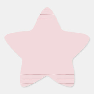 Roze Gouden Blanco Sjabloon Modern Trendy Elegant Ster Sticker
