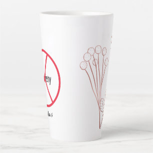 Roze Gouden Bloem Christian Faith Mattheüs 6 Hoop Latte Mok