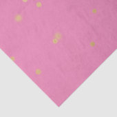 Roze Gouden Confetti Tissuepapier (Detail)