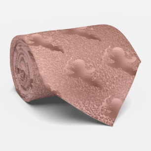 Roze Gouden Cupido Valentijnsdag Stropdas