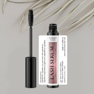 Roze Gouden Elegante Wimper Serum Mascara Buis Ver Labels