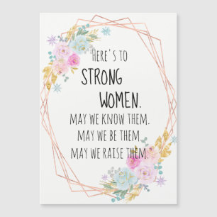 Roze gouden geometrische Florenz Sterke vrouwen st