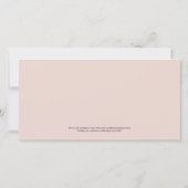 Roze Gouden Glitter Cadeaubon (Achterkant)