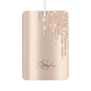 Roze Gouden Glitter Druppels Luchtverfrisser