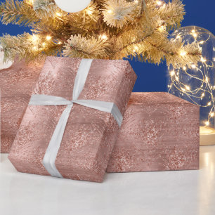 Roze Gouden Glitter Trendycadeau voor haar Cadeaupapier