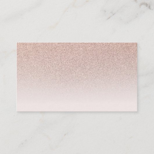 Roze Gouden Glitters Wensput Huwelijk Informatiekaartje (Achterkant)