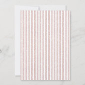 Roze gouden harten schrijfmachine trouwfoto kaart (Achterkant)