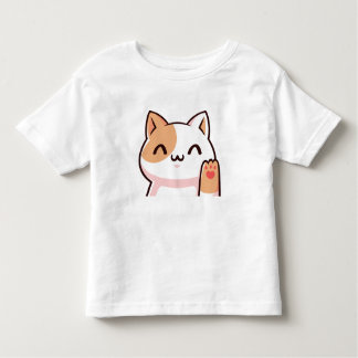 Roze Gouden Kat Baby T-shirt