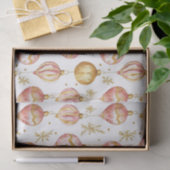Roze Gouden Kerst  Ornamenten Tissuepapier (Geschenk)