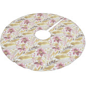 Roze Gouden Kerstmispatroon#21 ID1009 Kerstboom Rok (Gekanteld)