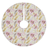 Roze Gouden Kerstmispatroon#21 ID1009 Kerstboom Rok (Voorkant)