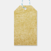 Roze Gouden Kroonprinses Verjaardag Dank u Label Cadeaulabel (Achterkant)