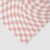 Roze Gouden Trouwcollectie Geruit Tissuepapier (Detail)