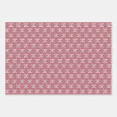 Roze gouden verjaardags naam script inpakpapier vel (Voorkant 3)