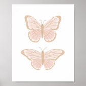 Roze Gouden Vlinder Meisjeskamer Decoratie (Voorkant)