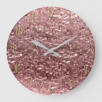 Roze Gouden Vloeibare Chroom Metallic Chic Glam