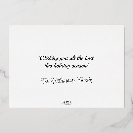 Roze Gouden Vrede over Duif Folie Feestdagenkaart (Achterkant)