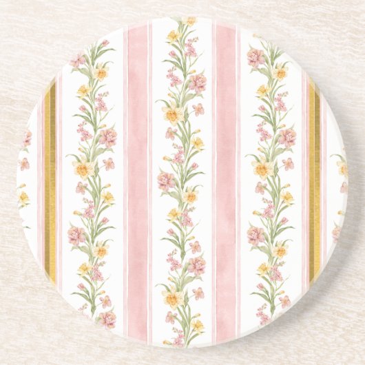 Roze gouden zandsteen Onderzetter (Voorkant)