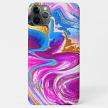 Roze goudglittermarmer van classy