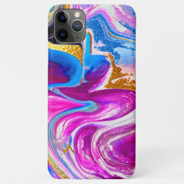 Roze goudglittermarmer van classy iPhone 11 pro max hoesje