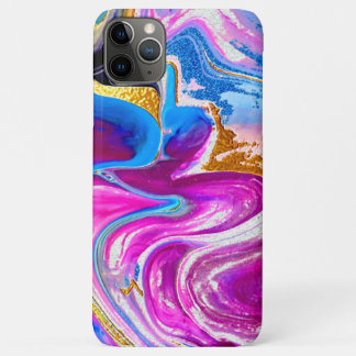 Roze goudglittermarmer van classy iPhone 11 pro max hoesje