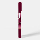 Roze goudkleurig marmer-naamscript Case-Mate iPhone case (Achterkant / Rechts)