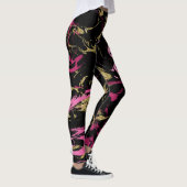 Roze goudmarmer Leggings (Rechts)
