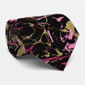 Roze goudmarmer Mannen Stropdas (Opgerold)