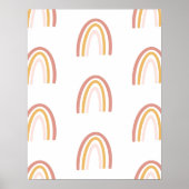 Roze/goudregenbogen koken het Poster van het kalfs (Voorkant)