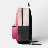 Roze Gradiënt Initialen Print Knip Naai Tas (Rechts)