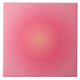 Roze Gradient Sparkle Keramische Tegel Tegeltje