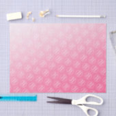 Roze gradiëntpapier voor logo tissuepapier (Craft)