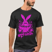Roze Graffiti paashaas T-shirt (Voorkant)