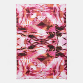 Roze graffiti-patroon theedoek (Verticaal)