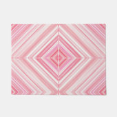 Roze grafische deurmat (Voorkant)