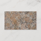 roze graniet visitekaartje (Achterkant)