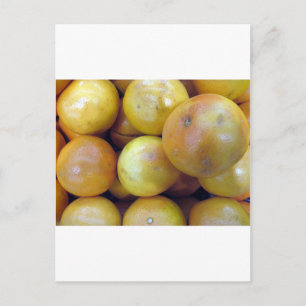 Roze grapefruit briefkaart