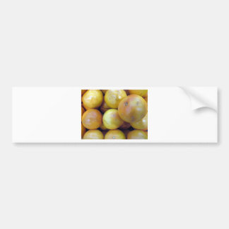 Roze grapefruit bumpersticker